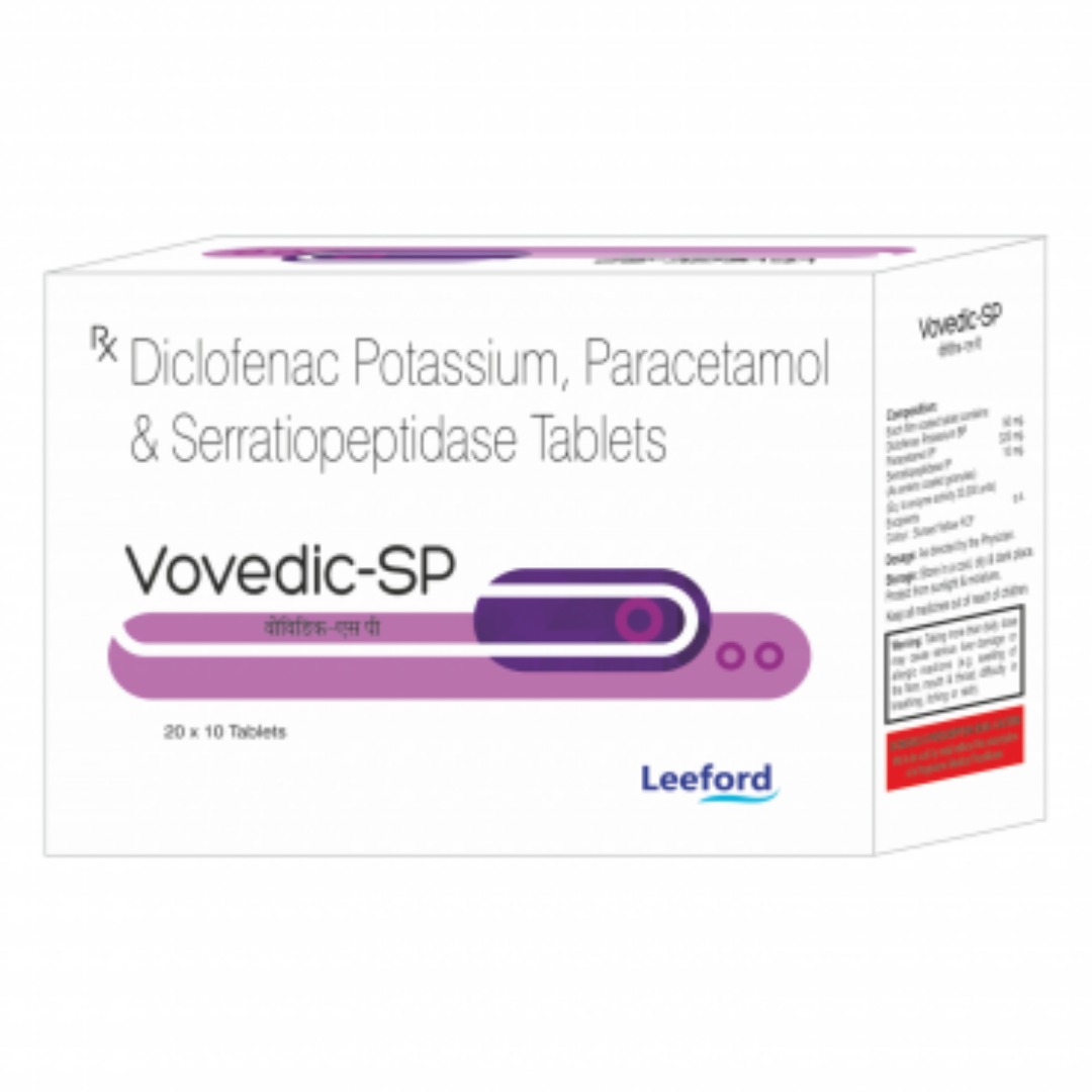 Vovedic SP 50mg/325mg/10mg Tablet